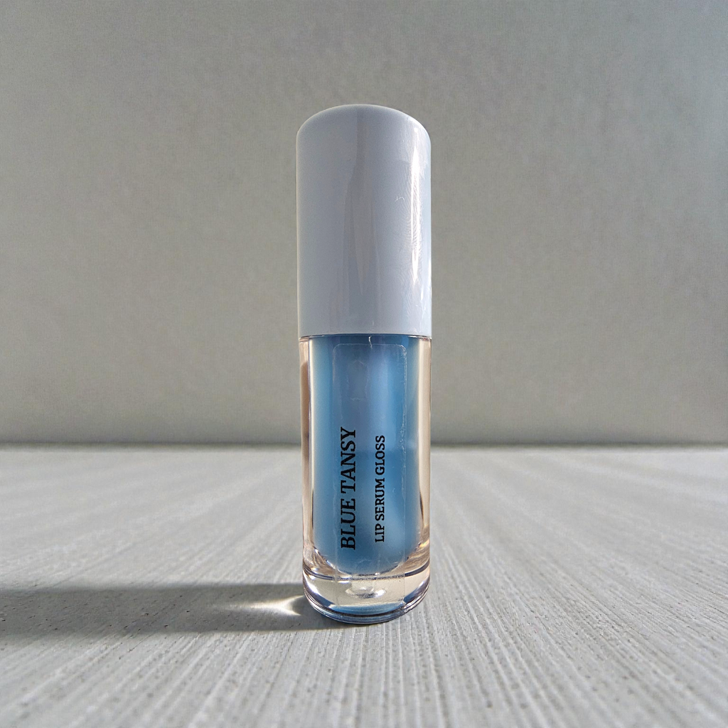 BLUE TANSY SERUM LIP TREATMENT GLOSS with Sea Buckthorn & Bakuchiol *Reduce Wrinkles, Hydrate, Shine*