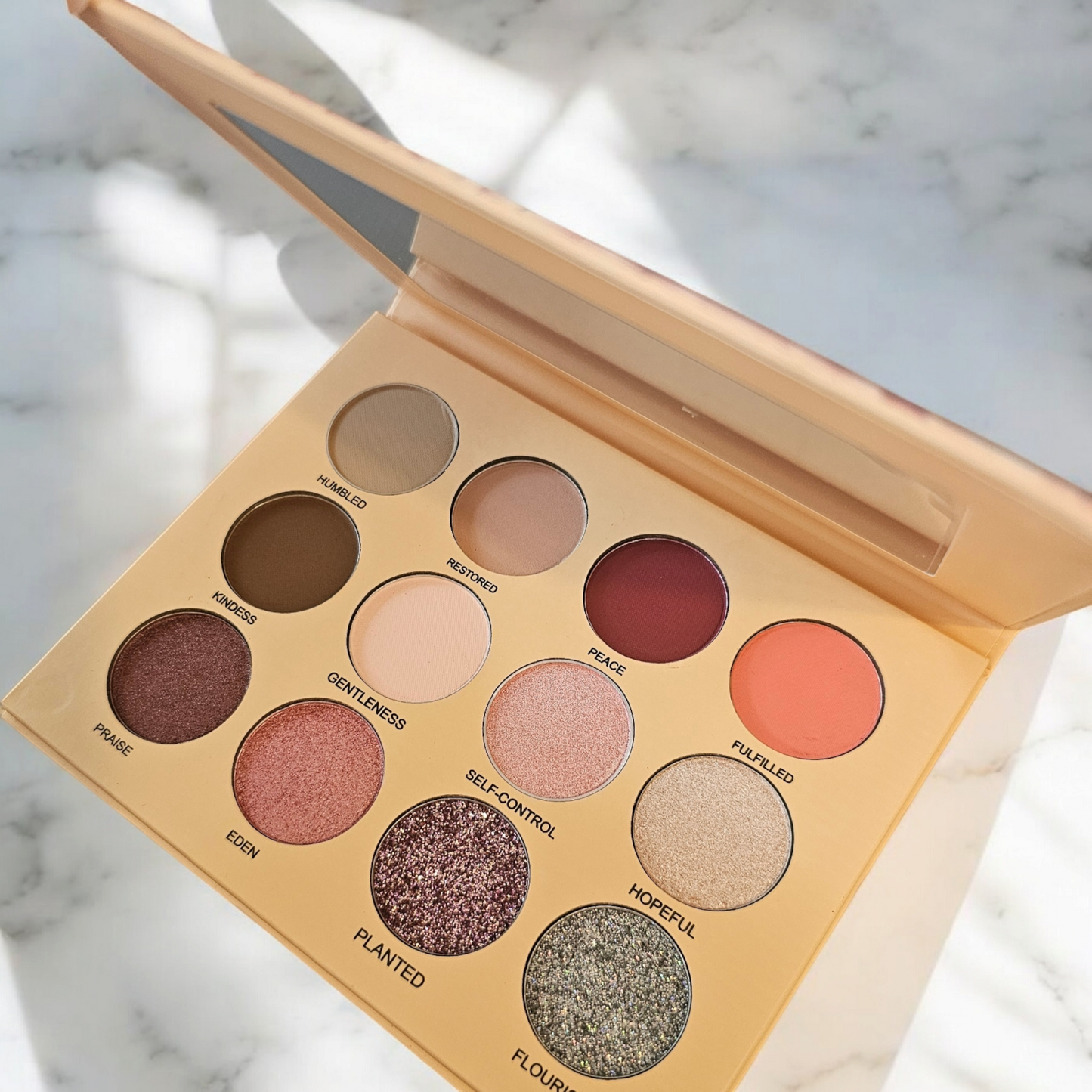 BARE SOUL VOL. 2 (Rose-Toned) Eyeshadow Palette (Mattes, Shimmers & Pressed Glitter)