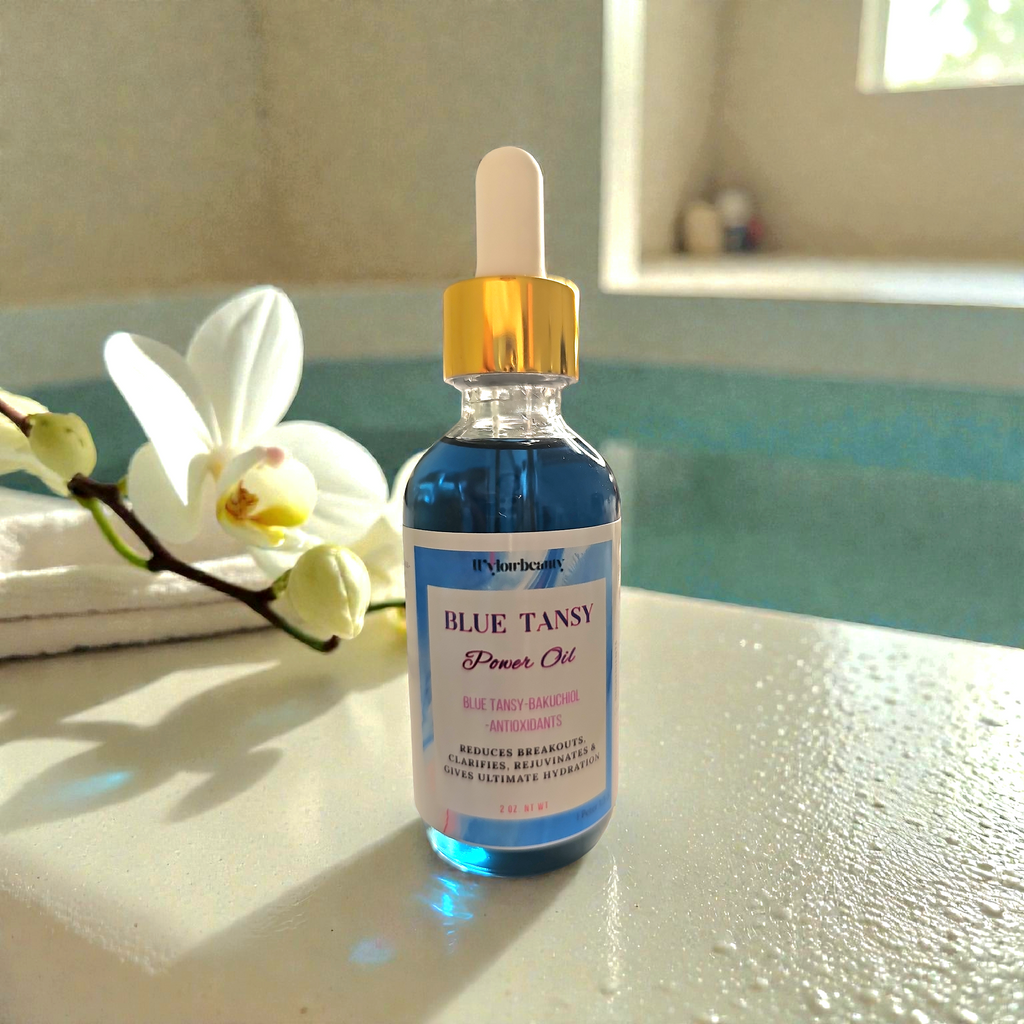 Blue Tansy Power Oil *Antimicrobial, Anti Inflammatory, Hydrating, Clarifying* (2oz)