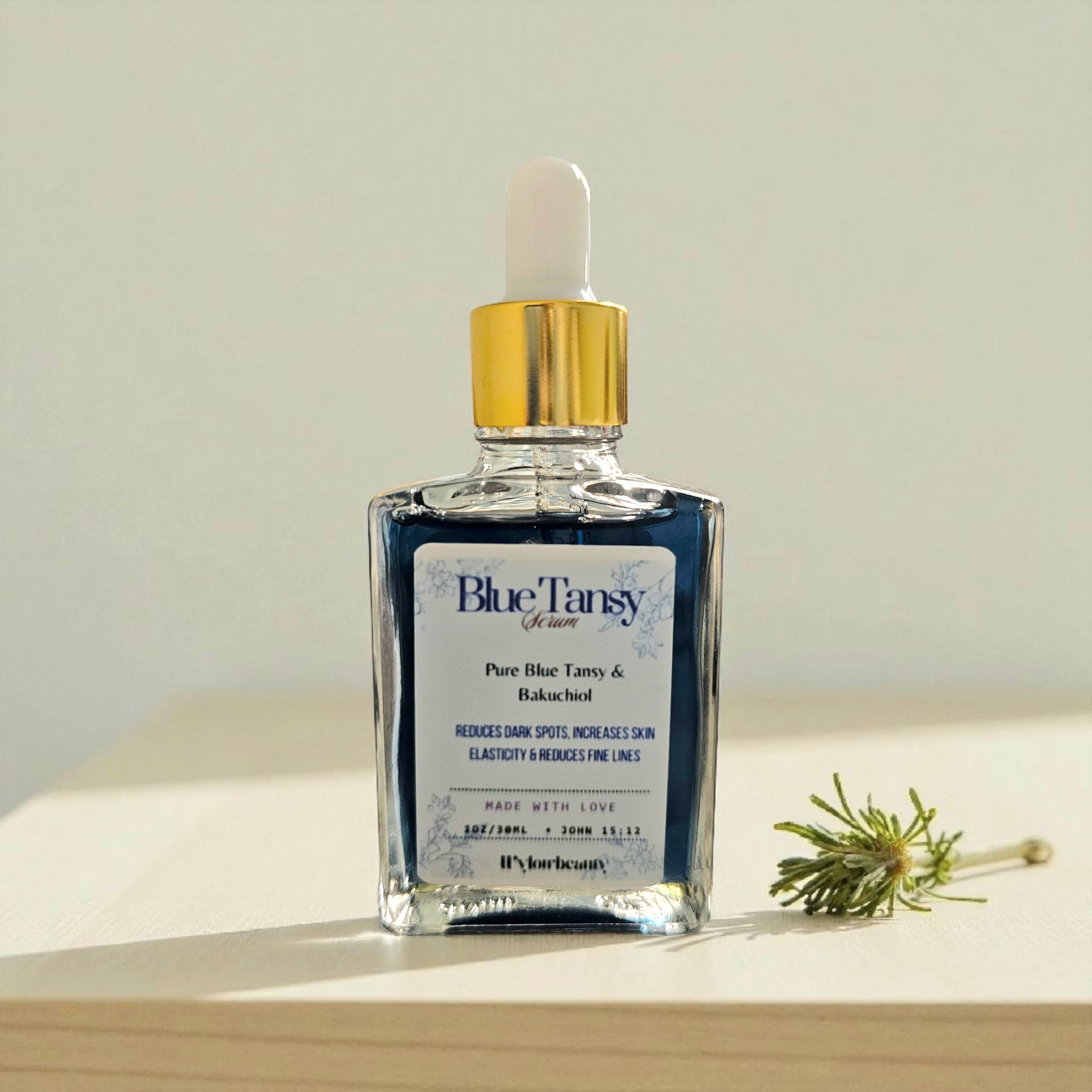 Blue Tansy Serum *Antimicrobial, Anti Inflammatory, Hydrating, Clarifying* (1oz)