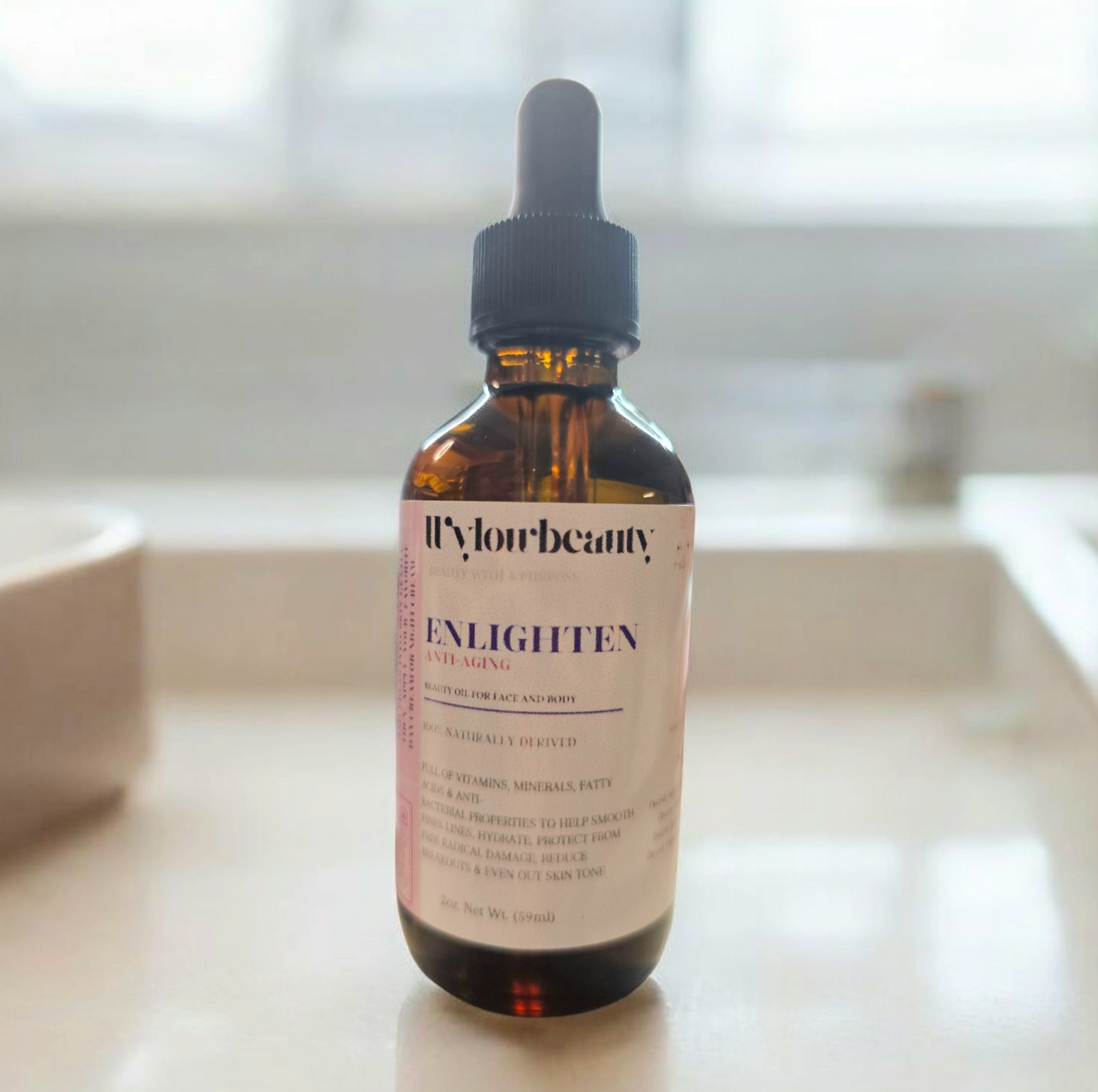 ENLIGHTEN Antiaging Beauty Oil for Face & Body (1oz. & 2oz.)