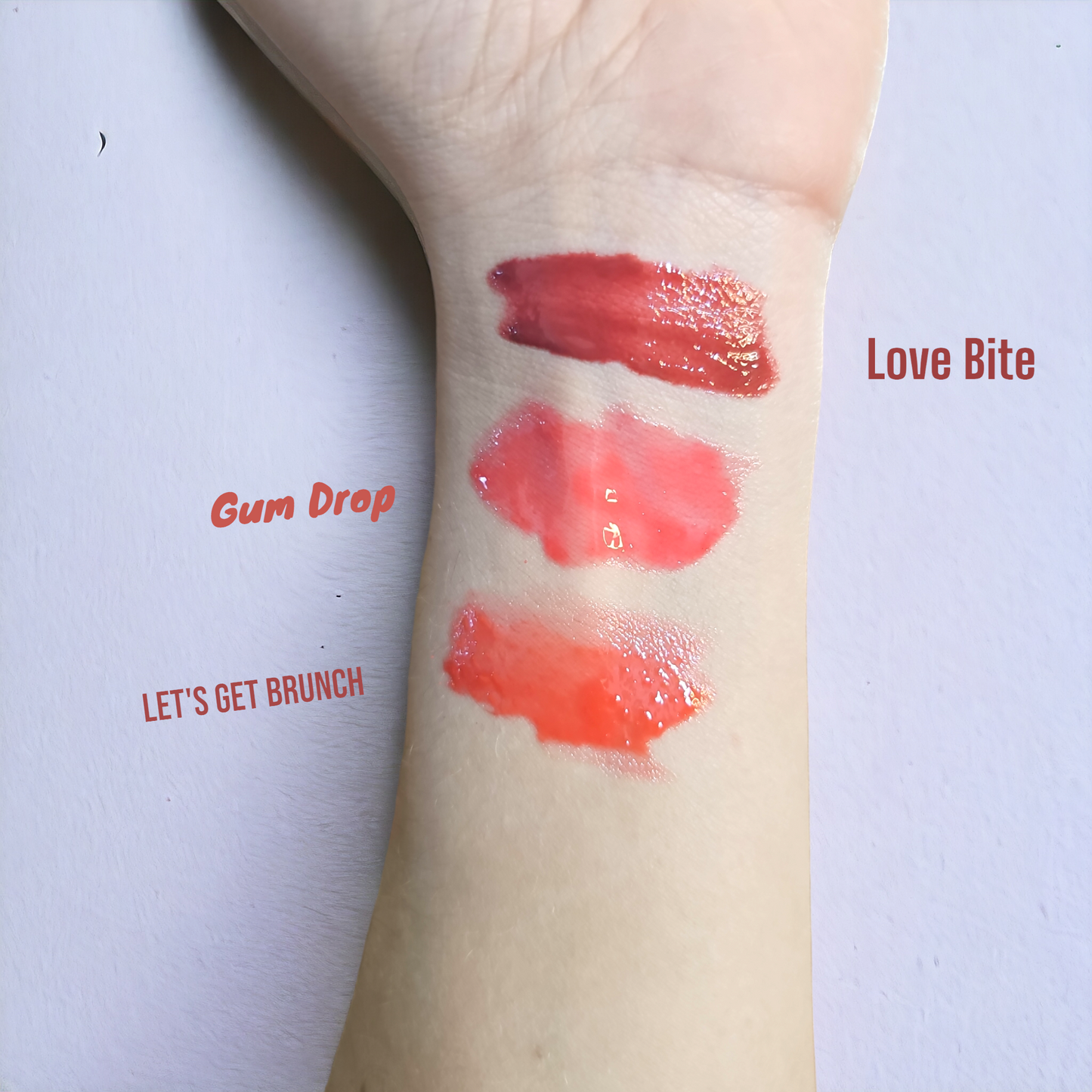 GUM DROP Adorned Lip Serum Gloss (Watermelon Pink)