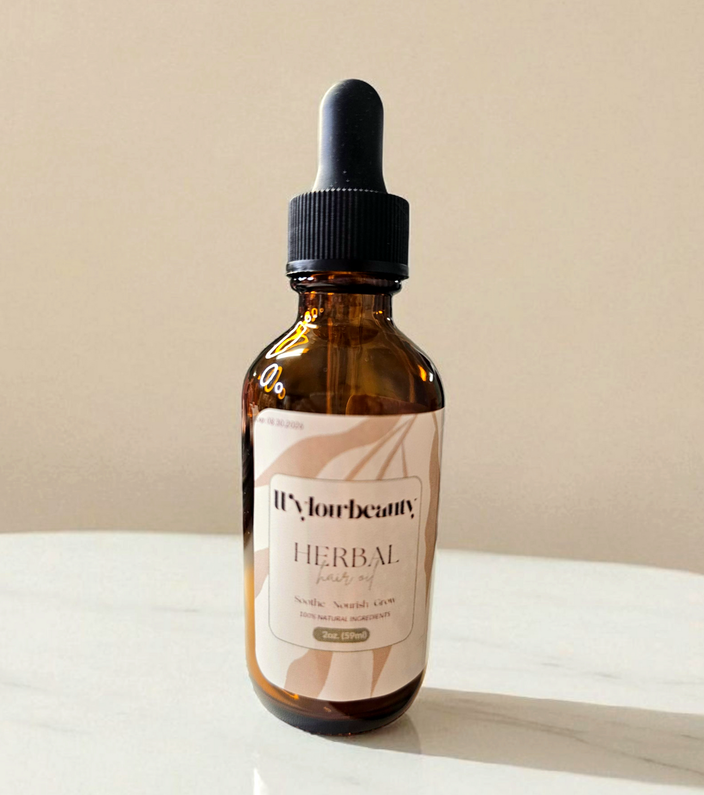 HERBAL HAIR GROWTH OIL (2oz.) *Scalp Health, Reduce Hair Loss & Promote Growth*