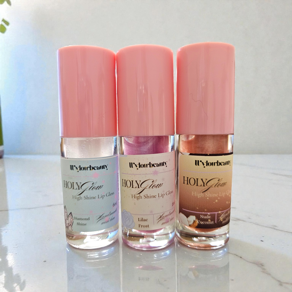 HOLY GLOW Super Shine Antiaging Lip Gloss (All Shades) * Hydrating, reduce fine lines*
