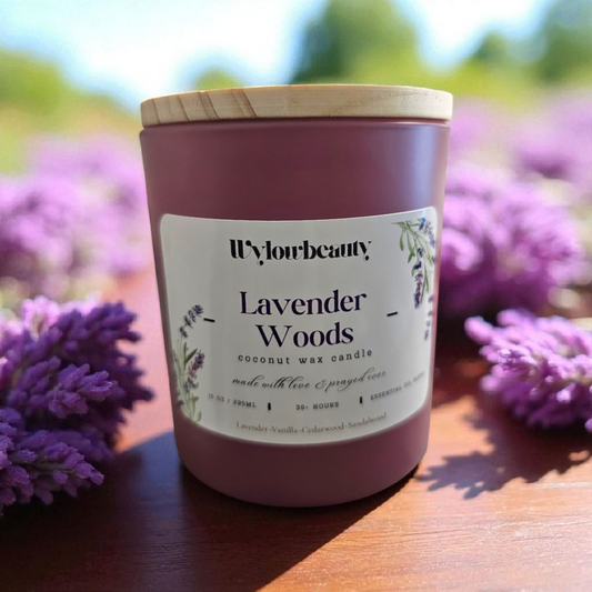 Hand-crafted Luxe Coconut Wax Candle (10oz) by Wylow Home Collection