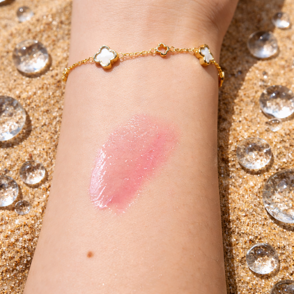 THE LOTUS Blue Tansy Lip Tint Serum Gloss (*Antiaging* Soothes Capped Lips, Nourishes