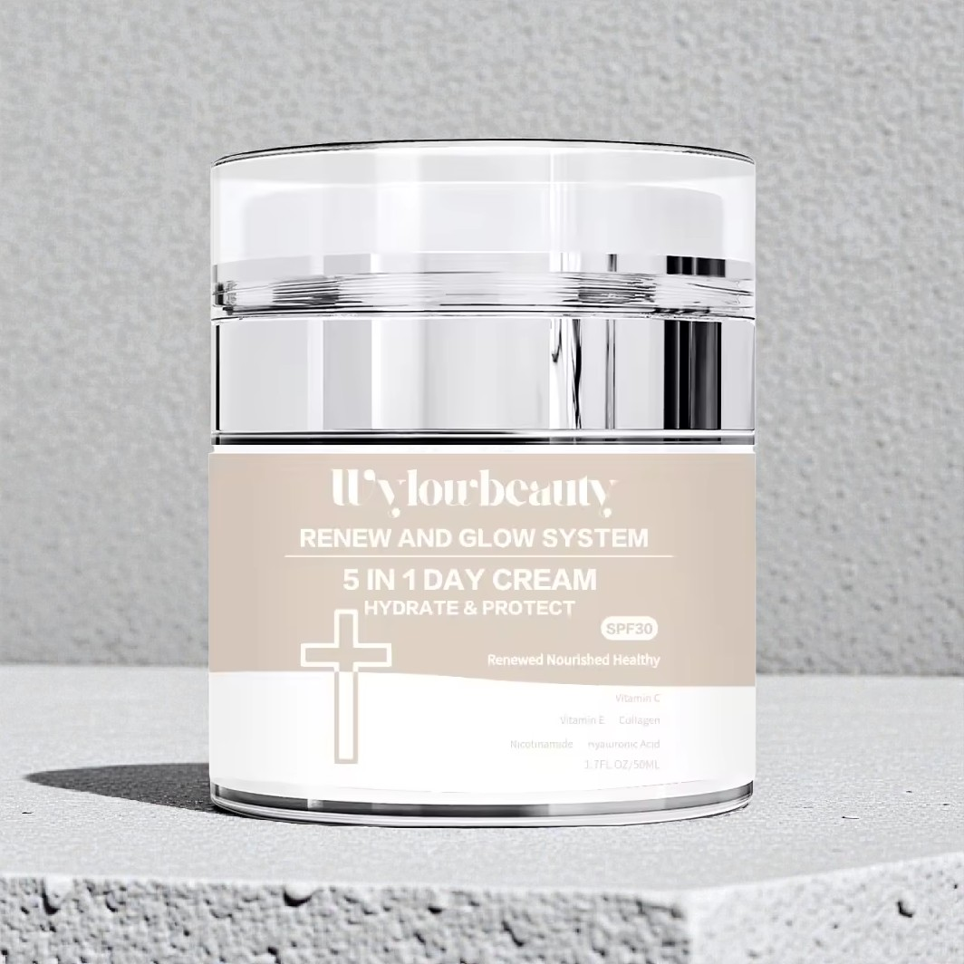 RENEW & GLOW DAY CREAM W/SPF 30 (FULL & TRAVEL SIZE) *All Skin Types, Hydrate, Protect*