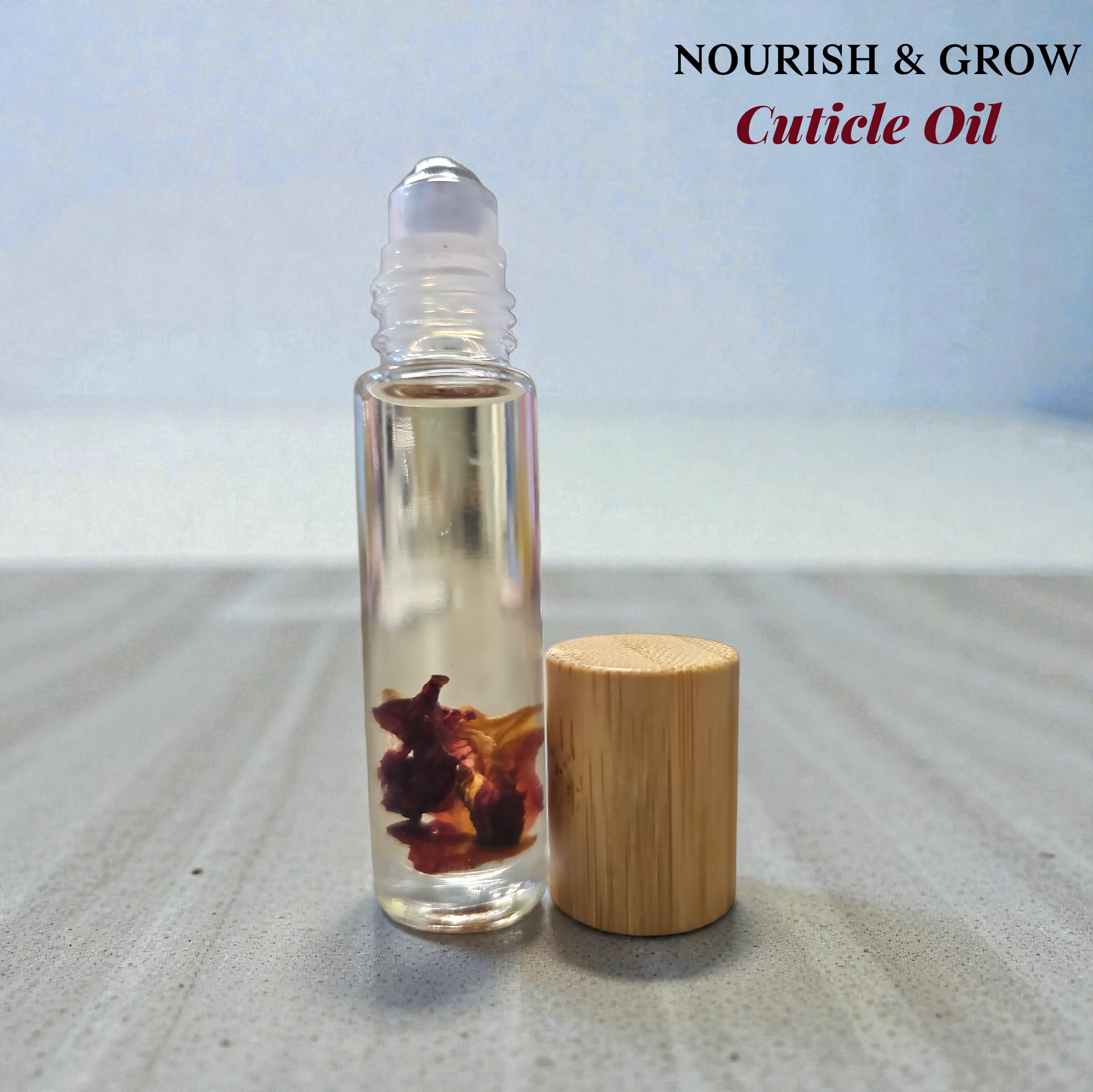 *BE NOURISHED* Cuticle Oil (Vanilla-Rose) 10ml*Improves nail health, promotes growth*