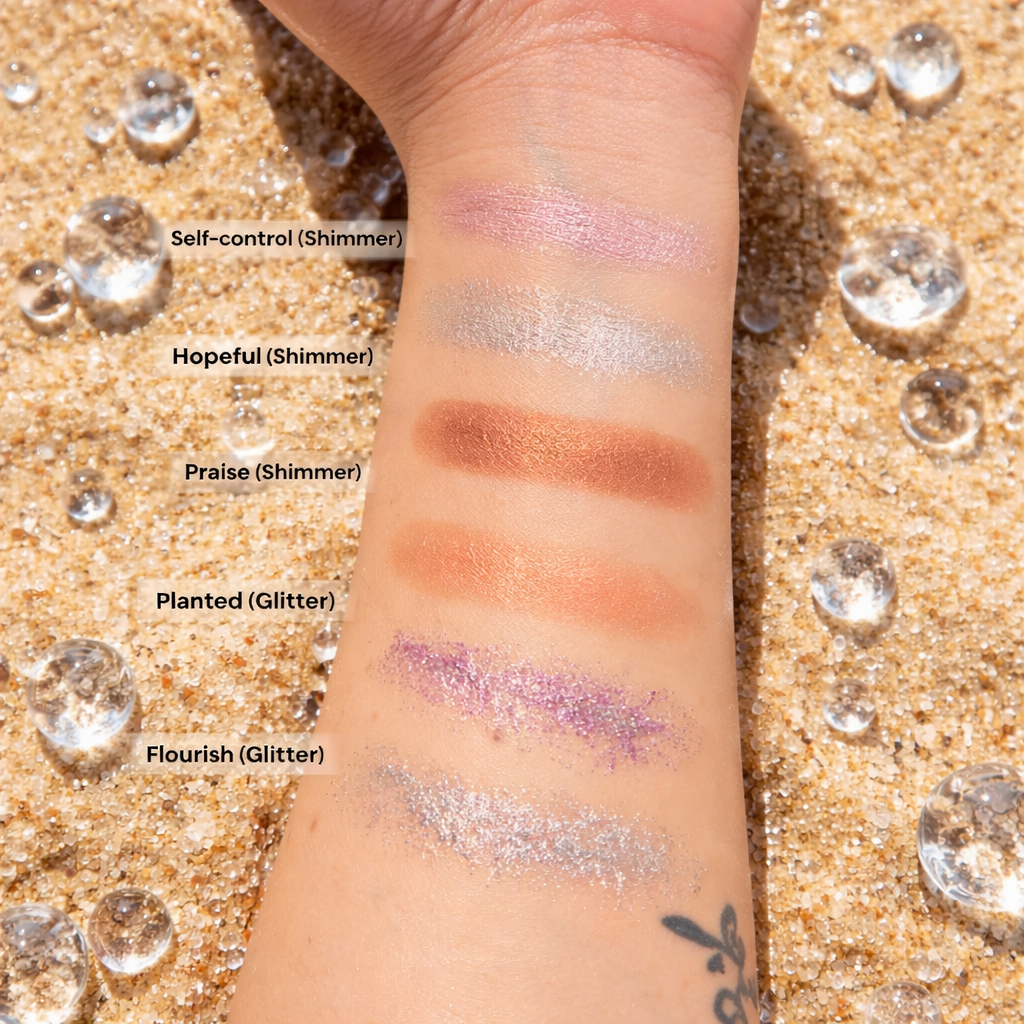 BARE SOUL VOL. 2 (Rose-Toned) Eyeshadow Palette (Mattes, Shimmers & Pressed Glitter)